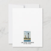 Carte De Correspondance Phare de Cape Henry (Dos)