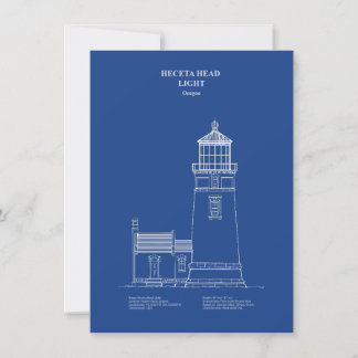Carte De Correspondance Phare de Heceta Head - Oregon - AD