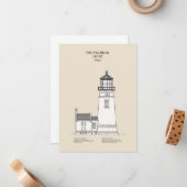 Carte De Correspondance Phare de Heceta Head - Oregon - SBD (Devant/Arrière en situation)