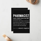 Carte De Correspondance pharmacien (Devant/Arrière en situation)
