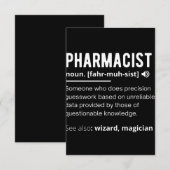 Carte De Correspondance pharmacien (Devant / Derrière)