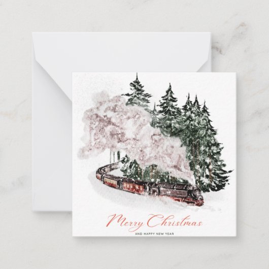Carte De Correspondance Photo de Noël (Devant)