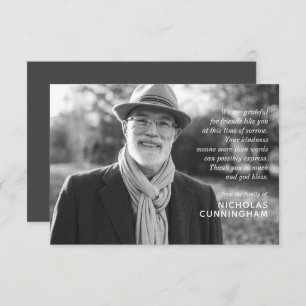 Carte De Correspondance Photo et message personnalisés et élégants