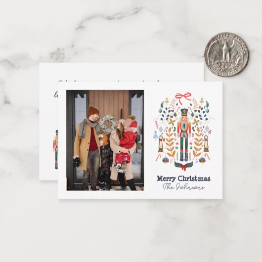 Carte De Correspondance Photo Nutcracker (Devant/Arrière en situation)