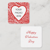 Carte De Correspondance Photo Valentines (Devant / Derrière)