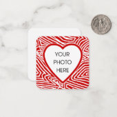 Carte De Correspondance Photo Valentines (Devant/Arrière en situation)