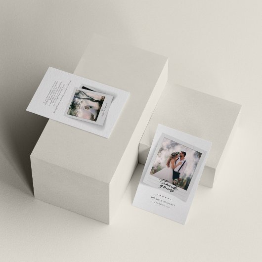 Carte De Correspondance Photos Mariages à la main Merci