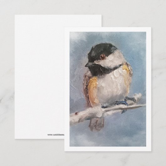 Carte De Correspondance Pickadee (Devant / Derrière)