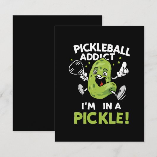 Carte De Correspondance Pickleball-drole (Devant / Derrière)