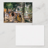 Carte De Correspondance Pierre-Auguste Renoir - Baignade sur la Seine (Devant / Derrière)