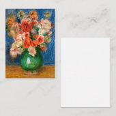 Carte De Correspondance Pierre-Auguste Renoir - Bouquet (Devant / Derrière)