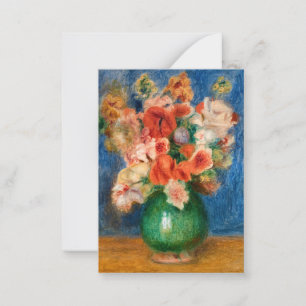 Carte De Correspondance Pierre-Auguste Renoir - Bouquet