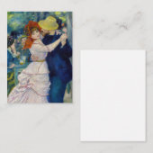 Carte De Correspondance Pierre-Auguste Renoir - Danse à Bougival (Devant / Derrière)