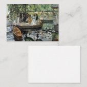 Carte De Correspondance Pierre-Auguste Renoir - La Grenouillère (Devant / Derrière)