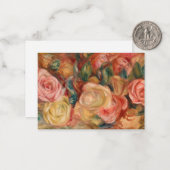 Carte De Correspondance Pierre-Auguste Renoir - Rose (Devant/Arrière en situation)