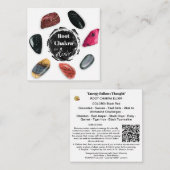 Carte De Correspondance *~* Pierres Racine Chakra Elixir AP64 (Devant / Derrière)