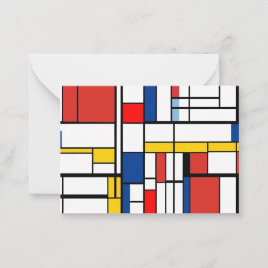 Carte De Correspondance Piet Mondrian (Devant)