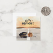 Carte De Correspondance Pilot Happy retirement (Devant/Arrière en situation)