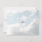 Carte De Correspondance Pilote d'avion personnalisé (Dos)