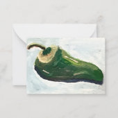 Carte De Correspondance Piment Jalapeño (Devant)