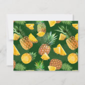 Carte De Correspondance Pineapple Pattern 9 (Dos)