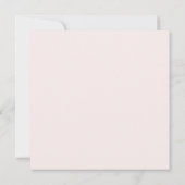 Carte De Correspondance Pink Boho Country Floral Note Card (Dos)