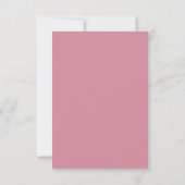 Carte De Correspondance Pink Garden Tulip Flat Merci Notes (Dos)