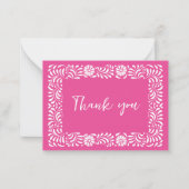 Carte De Correspondance PINK Talavera merci (Devant)