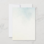 Carte De Correspondance Pins bleus votre message vacances (Dos)