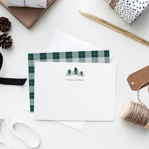 Carte De Correspondance Pins Croquis Papeterie de vacances personnalisée