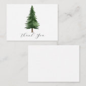 Carte De Correspondance Pins Merci (Devant / Derrière)