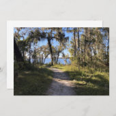 Carte De Correspondance Piste au bord de la rivière (Devant / Derrière)