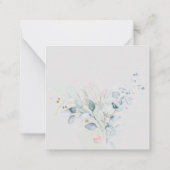 Carte De Correspondance PixDezines H2 Faux Gold Blue Gum Eucalyptus (Dos)