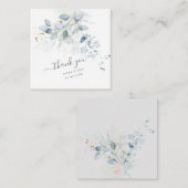 Carte De Correspondance PixDezines H2 Faux Gold Blue Gum Eucalyptus (Devant / Derrière)