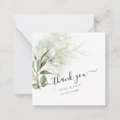 Carte De Correspondance PixDezines Verdure Aquarelle Eucalyptus Branche N (Devant)