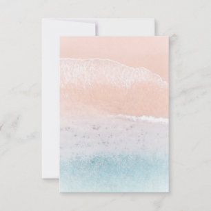 Carte De Correspondance Plage Sable Mer Bord de mer Nature Personnalisé Mo