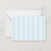 Carte De Correspondance Plage sauvage clôture Océan Grass Stripe Mariage C (Dos)