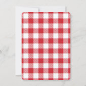 Carte De Correspondance Plaid Joyeux Noël Famille Photo Mistletoe (Dos)