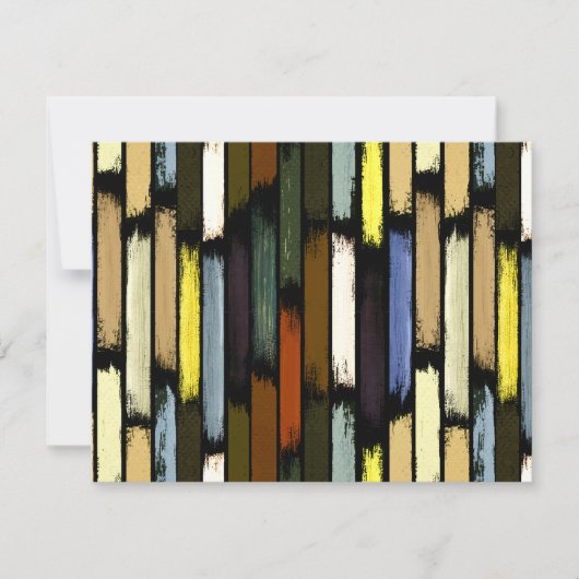 Carte De Correspondance Pluie de couleurs 4 (Devant)