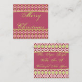 Carte De Correspondance Plum Et Lime De Framboise (Devant / Derrière)