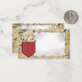 Carte De Correspondance Poche de mange-souci (Devant/Arrière en situation)