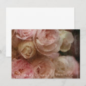 Carte De Correspondance Poésie Rose Collection (Devant / Derrière)