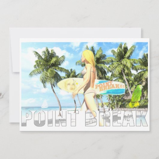 Carte De Correspondance Point Break 01 (Devant)