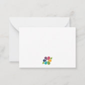 Carte De Correspondance Pois Rainbow personnalisables (Dos)