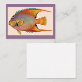 Carte De Correspondance poisson-ange (Devant / Derrière)