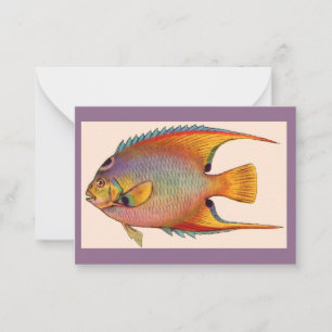 Carte De Correspondance poisson-ange