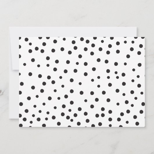 Carte De Correspondance Polka Dot Neon Enseignant (Dos)