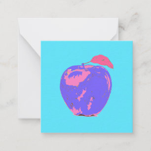 Carte De Correspondance Pomme violette