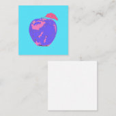 Carte De Correspondance Pomme violette (Devant / Derrière)