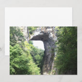 Carte De Correspondance Pont naturel (Devant / Derrière)